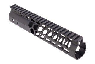 Ultra lightweight 9-inch M-LOK handguard for AR-15, black.